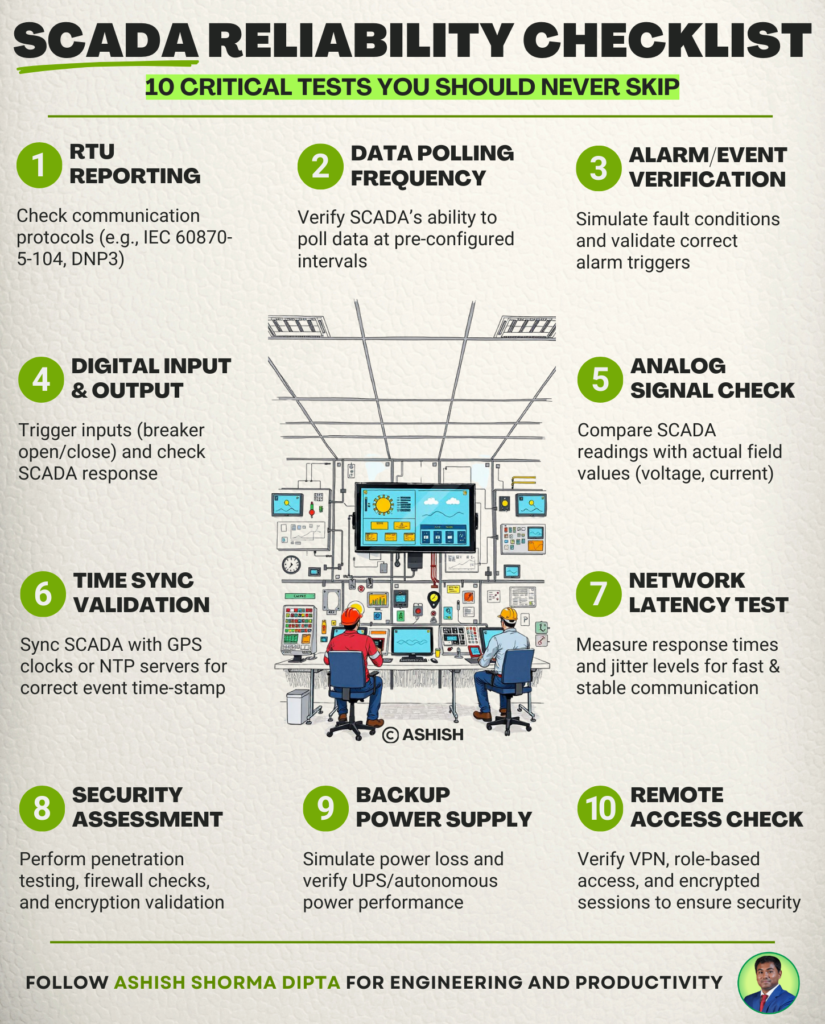 SCADA Reliability Checklist: 10 Critical tests you should never skip